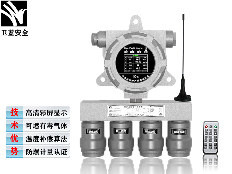 四合一氣體探測器（無線款）