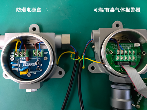 防爆電源盒+氣體報警器