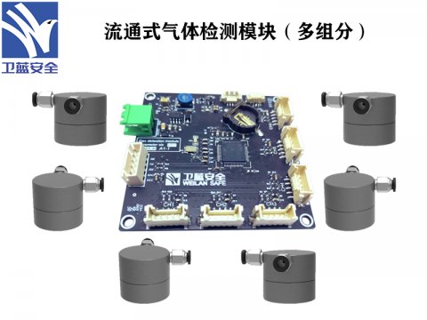 流通式氣體檢測模塊（多組分）